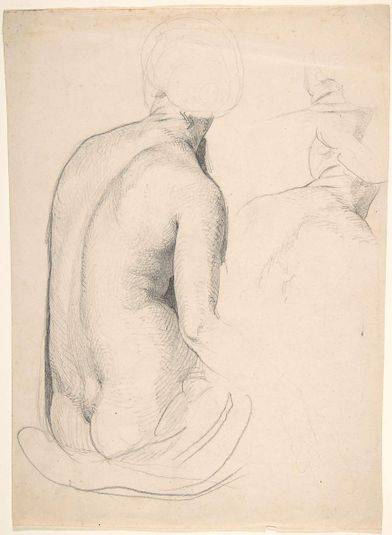 Studies of a Seated Woman from Behind