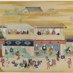 7. Painted scroll, Japan, c.1700and LGBTQIA+ Hidden Histories Trail