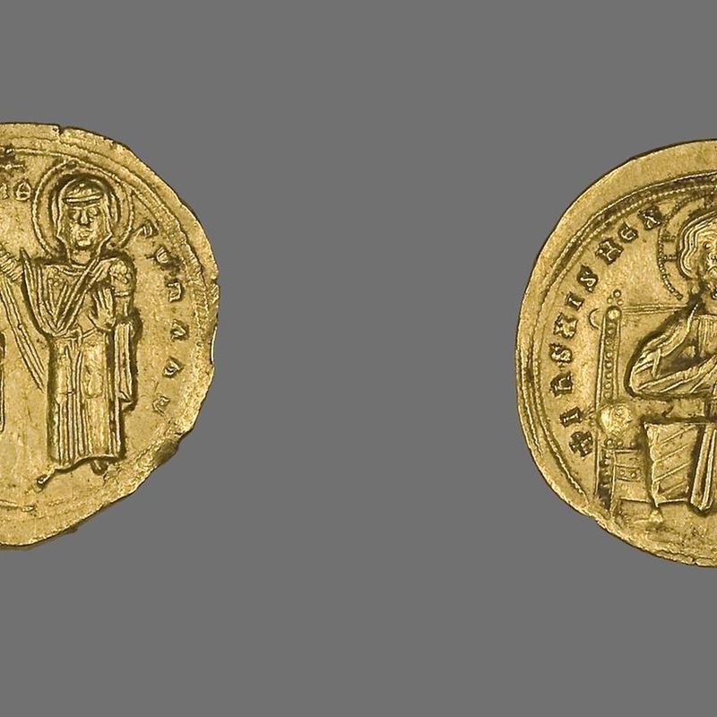 Histamenon (Coin) of Romanus III Argyrus with Christ Enthroned