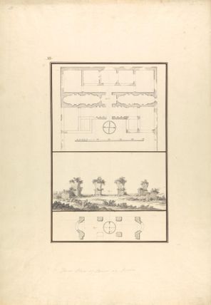 Plan, View and Second Plan of Ruins at Sardis
