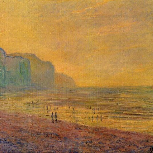 Low Tide at Pourville, Misty Weather