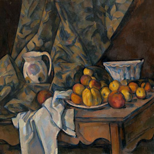 Still Life with Apples and Peaches