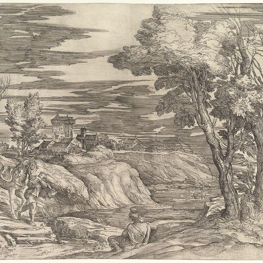 Landscape with a Horseman and His Groom