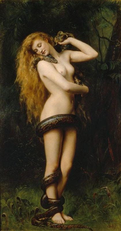 Lilith with a Snake