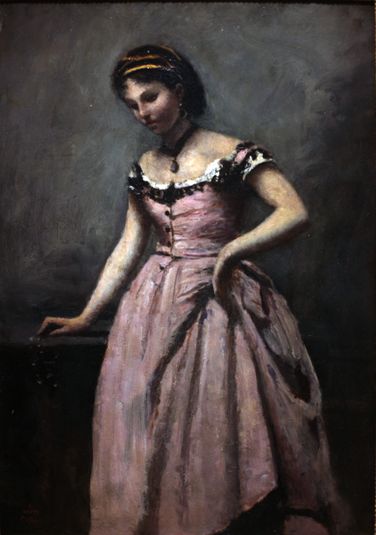 Jeune Femme à la robe rose