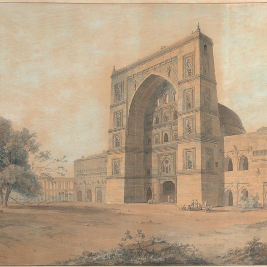 The Mosque at Juanpore Built by Sultan Hussain Sherki | Taken in December 1789