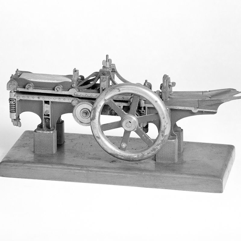 Patent Model of a Type-Scouring Machine