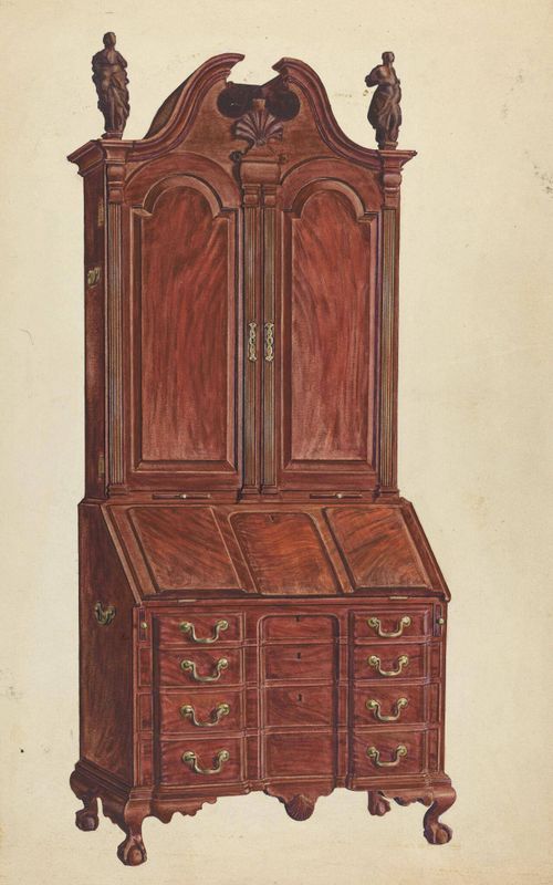 Cabinet-Top Desk