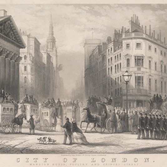 City of London, Mansion House, Poultry and Prince's Street