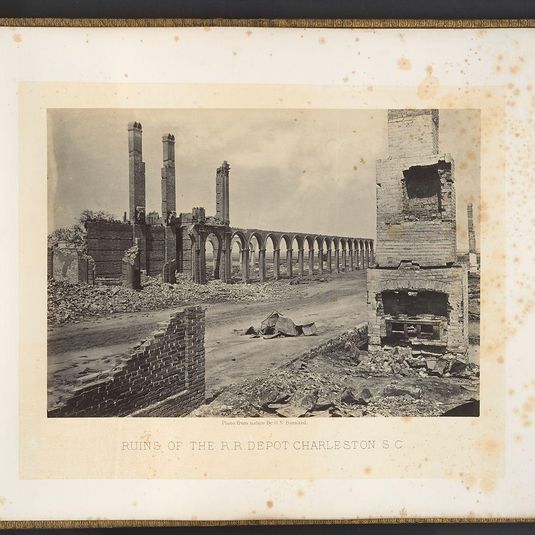 Ruins of the R.R. Depot, Charleston, South Carolina