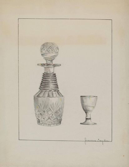 Decanter and Glass