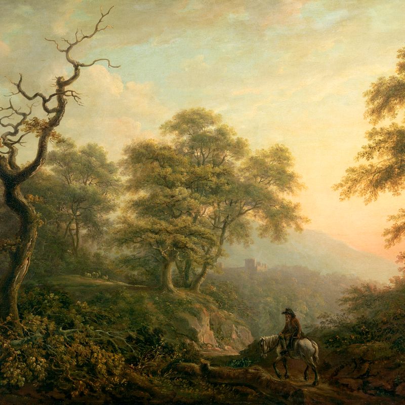 Landscape with a Figure on Horseback