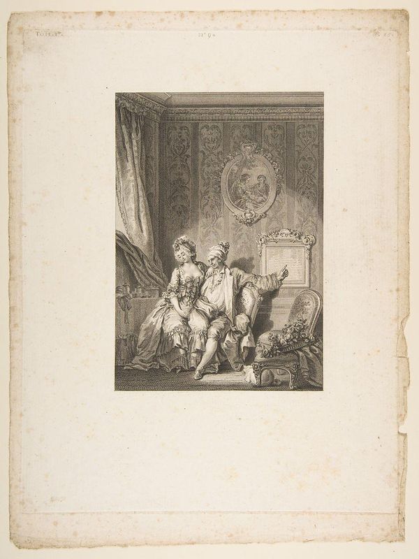 Le Calendrier des Vieillards, from Contes et nouvelles en vers par Jean de La Fontaine. A Paris, de l'imprimerie de P. Didot, l'an III de la République, 1795