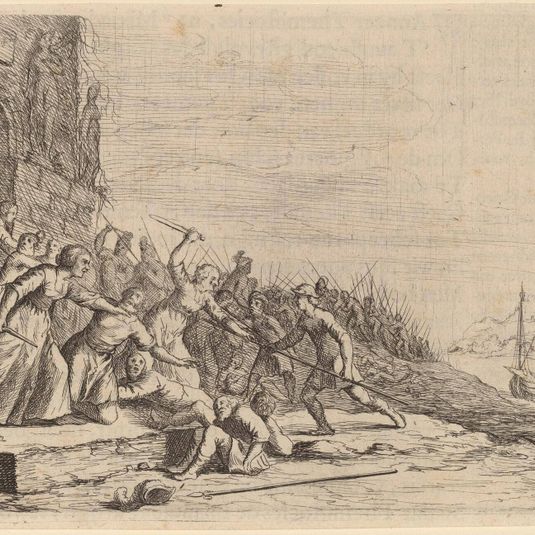The Followers of Solon Defending the Temple of Venus