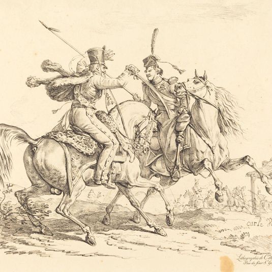 Hussard Striking a Cosack