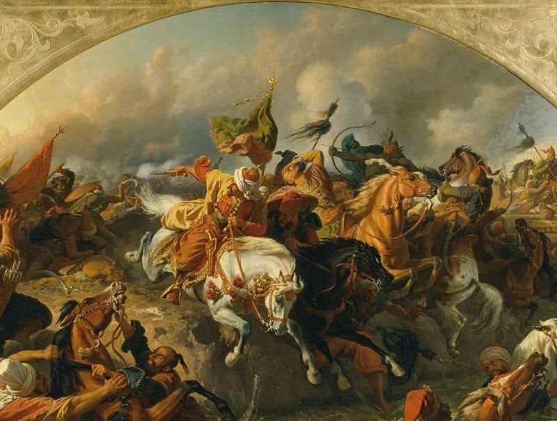 The Battle of Zenta in 1697