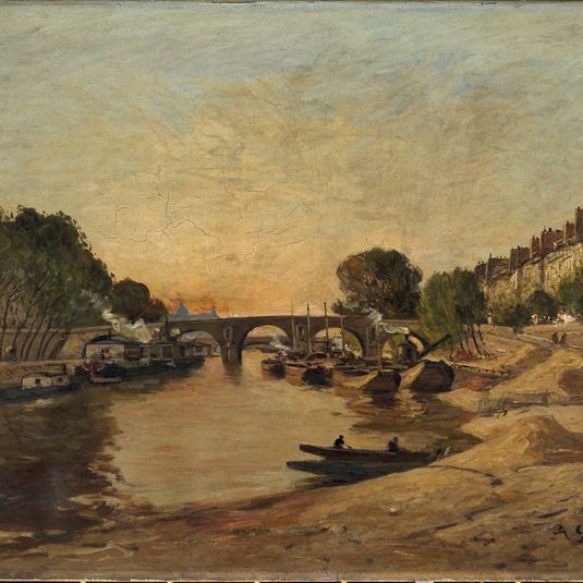 La Seine et le Pont Marie