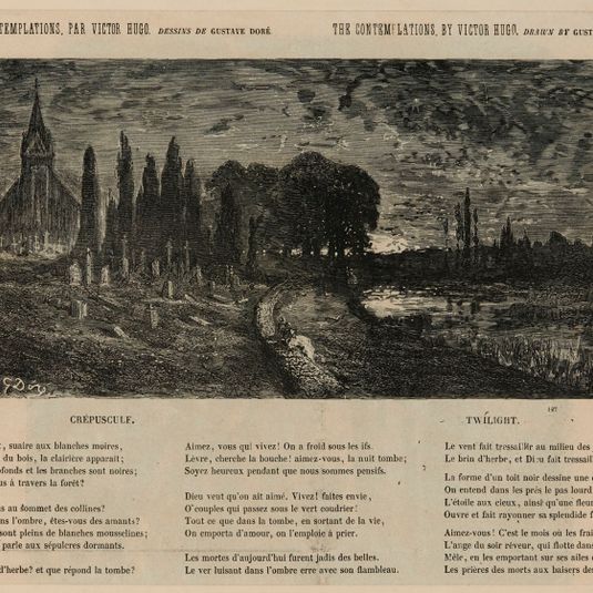 Les Contemplations par Victor Hugo, dessins de Gustave Doré