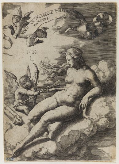 Vénus et l'Amour (Bartsch 138)