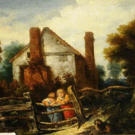 English Cottage Scene