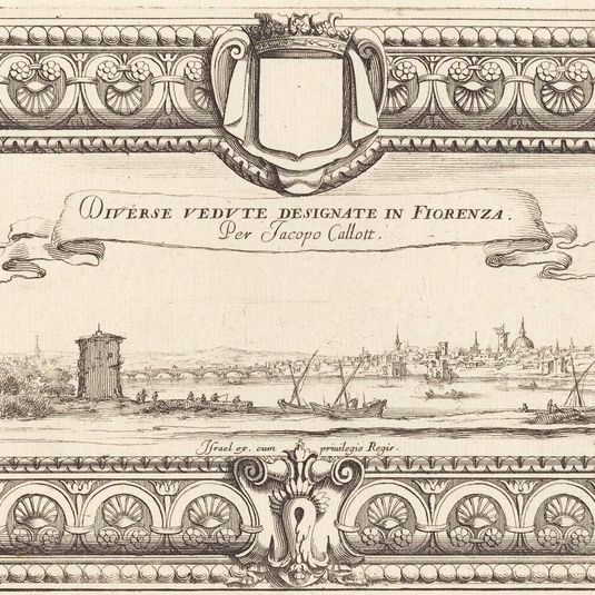 Title Page for Callot's "Various Italian Landscapes"