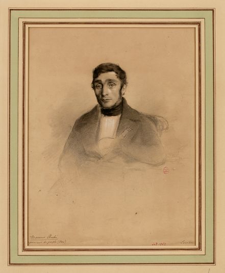 Marius André, représentant du peuple département du Var, 1848 : portrait en buste