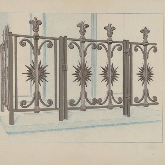 Cast Iron Gate and Fence