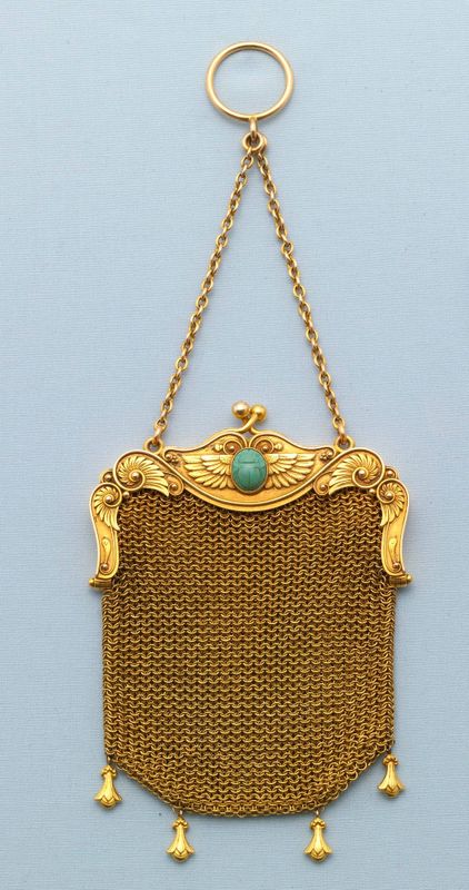 Purse with Egyptian ornament
