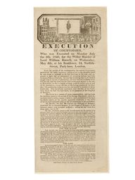 Execution Broadsides: François Courvoisier