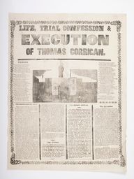 Execution Broadsides: Thomas Corrigan
