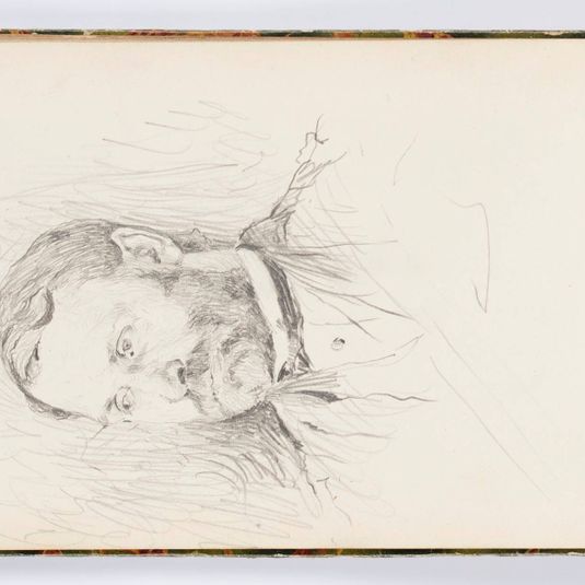 Sketchbook Page: Man's Head