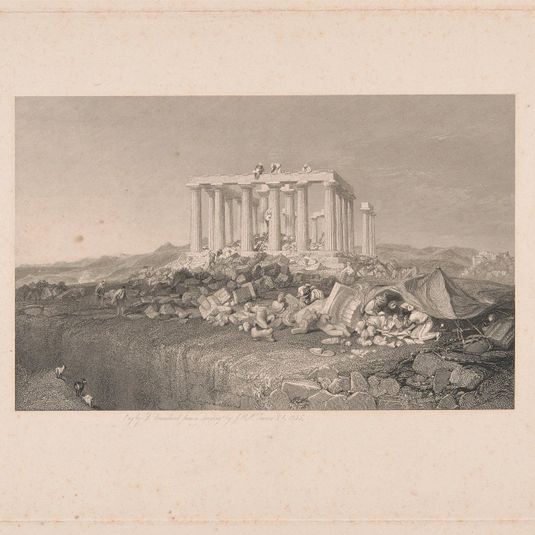 Dismantling of the Temple of Jupiter, Aegina