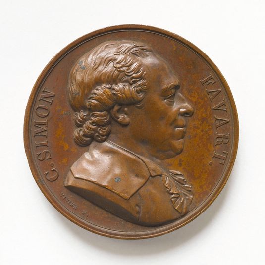 Charles-Simon Favart (1710-1792), auteur de pièces de théâtre et d'opéras-comiques français, 1818