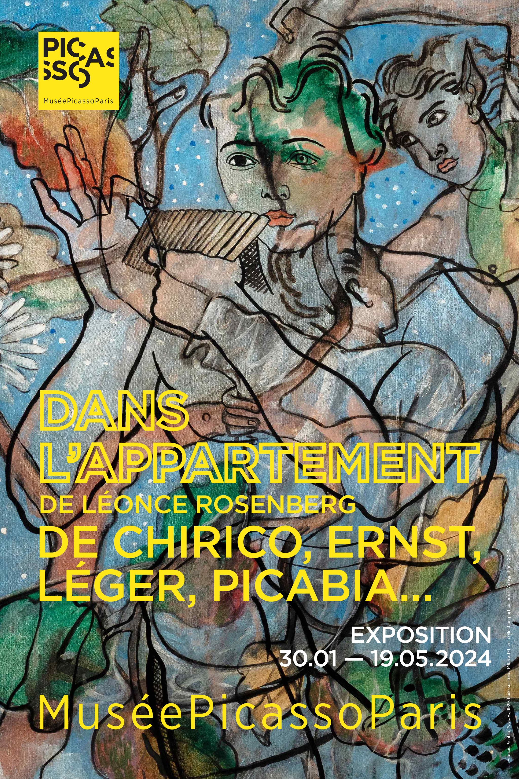 In Léonce Rosenberg's apartment. De Chirico, Ernst, Léger, Picabia...
