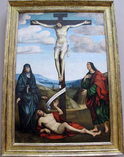 Crucifixion with Saint Job at the Foot of the Cross