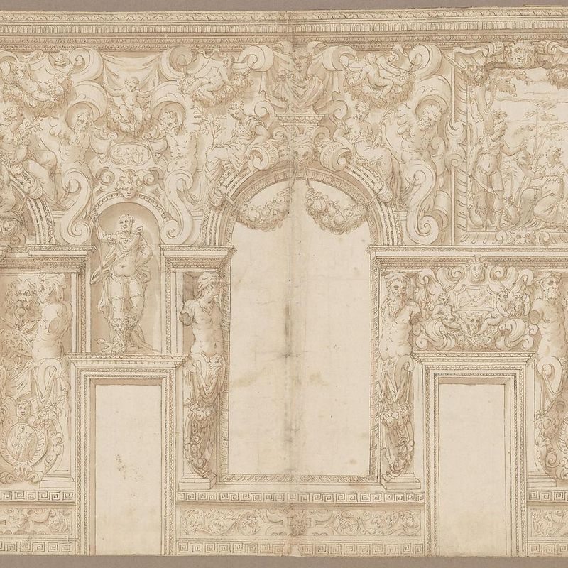 Design for the Decoration of a Palace Wall (Veronese Palazzo?)