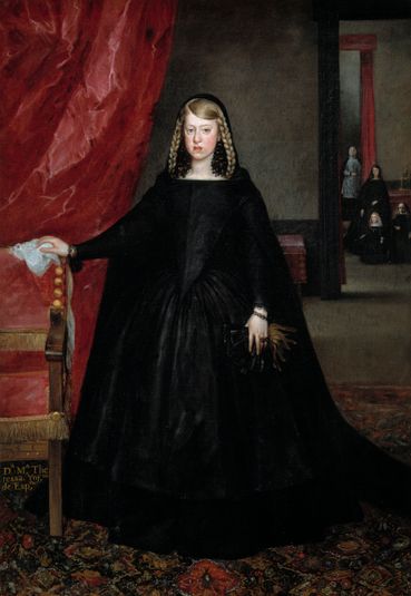 The Empress Doña Margarita de Austria in Mourning Dress