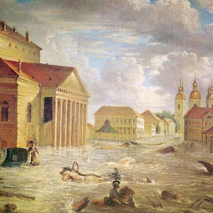 November 7, 1824 in the square in front of the Bolshoi Theatre