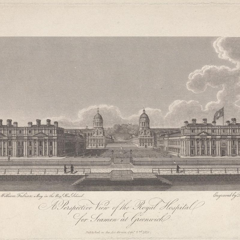 A Perspective View of the Royal Hospital for Seamen at Greenwich