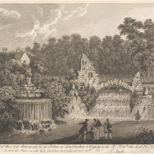 A View of New Waterworks at Belton in Lincolnshire belonging to the Rt. Hon. Lord Vis. Tryconnel