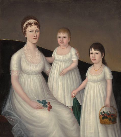 Grace Allison McCurdy (Mrs. Hugh McCurdy) and Her Daughters, Mary Jane and Letitia Grace