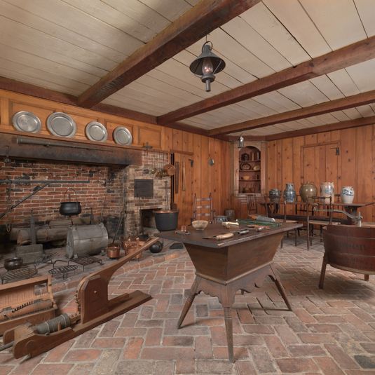 Display of Kitchen Tools: 1700s, 1800s, & 1900s (Oklahoma Kitchen)