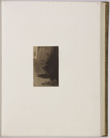 Album Chenay folio 26, gravure du dessin "Souvenir d'un brouillard"
