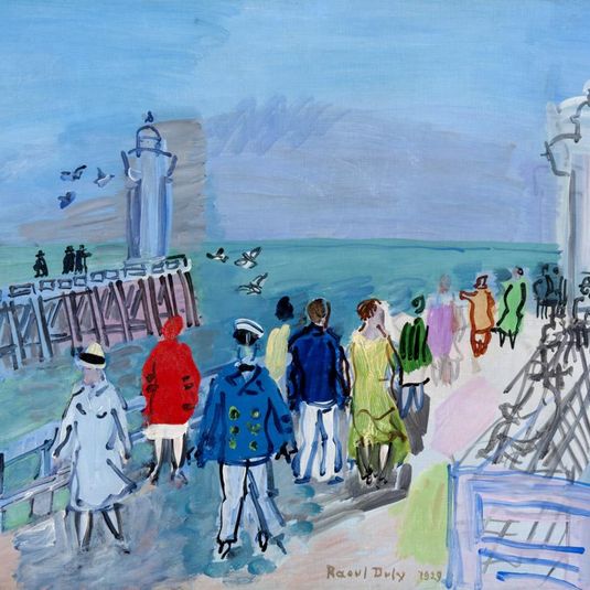 The Jetties of Trouville-Deauville