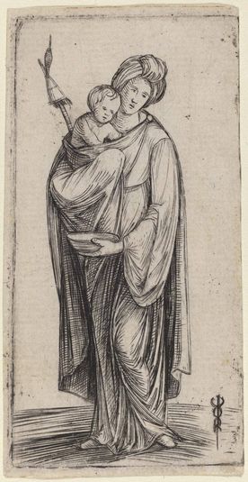 Woman and Child with Distaff