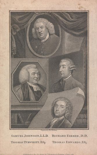 Samuel Johnson with other portraits