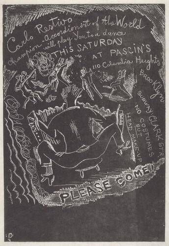 Untitled (Invitation to Party at Jules Pascin's)