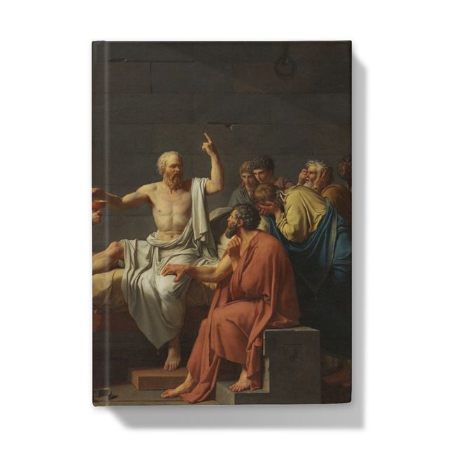 The Death of Socrates, Jacques Louis David Hardback Journal Smartify Essentials