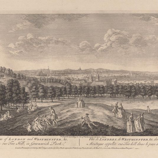 A View of London and Westminster, etc. from One Tree Hill in Greenwich Park