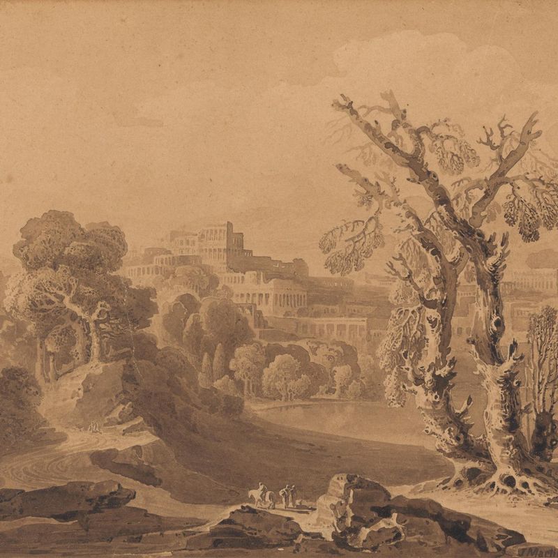 Classical City in Landscape
